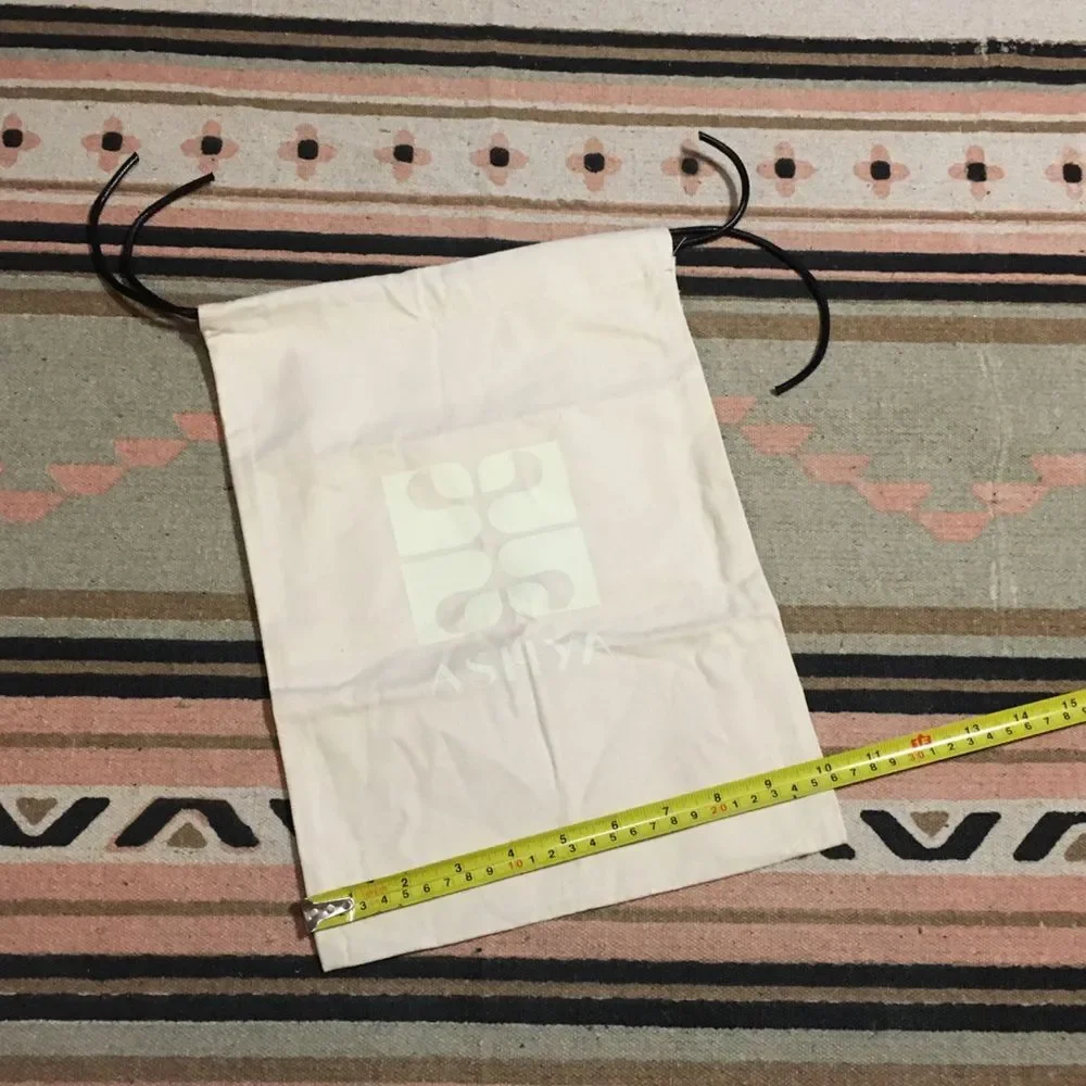 Ashya pink logo drawstring dustbag new